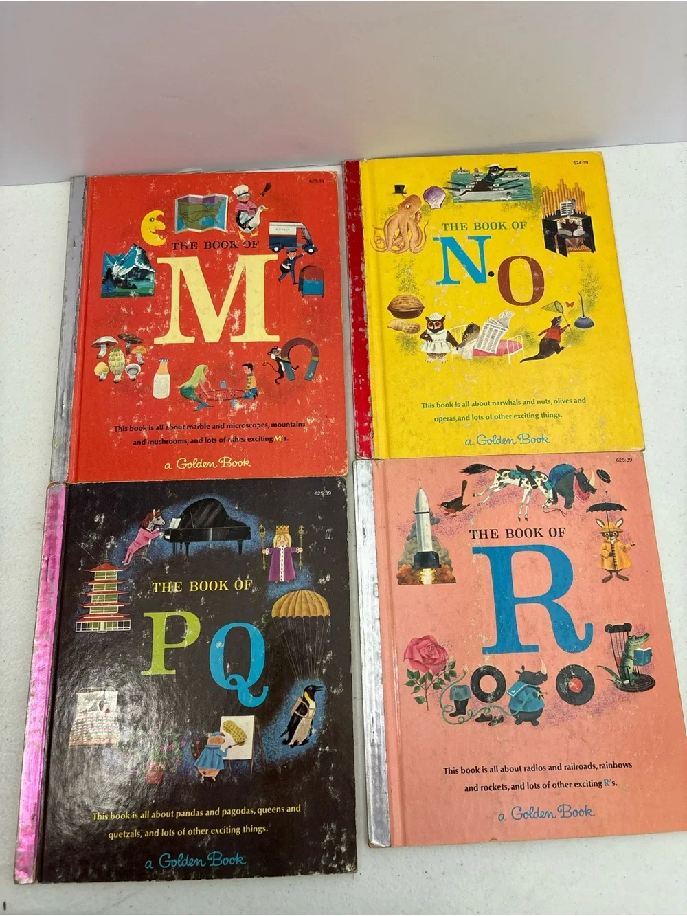 Vintage 1965 Golden Books My First Golden Learning Library Alphabet ALL 16 BOOKS